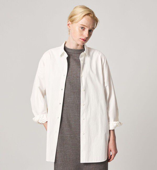 STEVEN ALAN「＜Steven Alan＞ドルマンスリーブ シャツ」|シャツ・ブラウス|WHITE