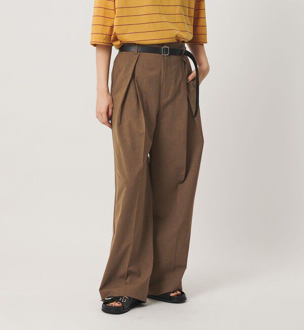 BEAUTY&YOUTH UNITED ARROWS「2タック ワイドパンツ 吸水速乾 防シワ ウォッシャブル」|その他|