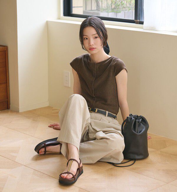 BEAUTY&YOUTH UNITED ARROWS「メタルプレート プラットフォーム サンダル」|サンダル|