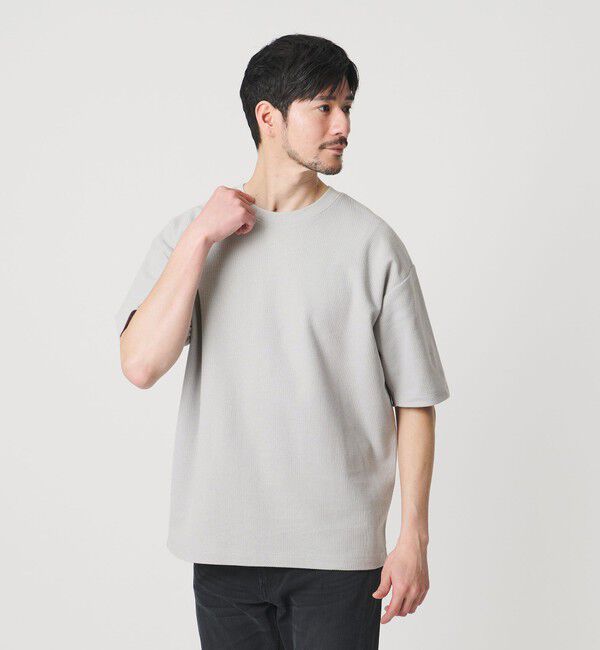 BEAUTY&YOUTH UNITED ARROWS「【WEB限定 WARDROBE SMART】エアリー カノコ カットソー	【抗菌防臭・UVカット】」|Tシャツ・カットソー|