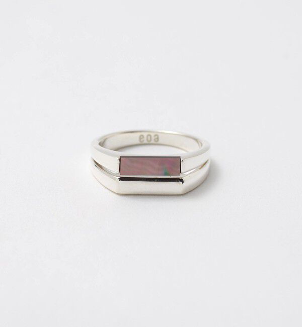 BEAUTY&YOUTH UNITED ARROWS「＜eoa＞ストーン ダブル リング」|リング|SILVER
