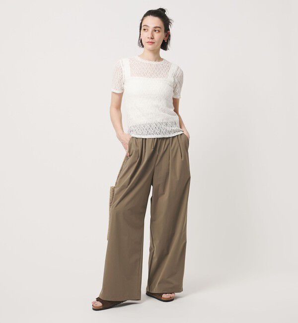BEAUTY&YOUTH UNITED ARROWS「360&deg;MASTER ICE ワイド イージーパンツ UVカット 接触冷感 防シワ はっ水 ウォッシャブル」|その他|