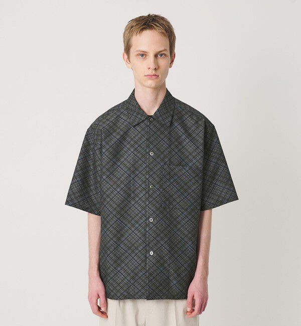 BEAUTY&YOUTH UNITED ARROWS「ロンシャン シアサッカー キャンプカラー シャツ GRANDE型」|シャツ・ブラウス|