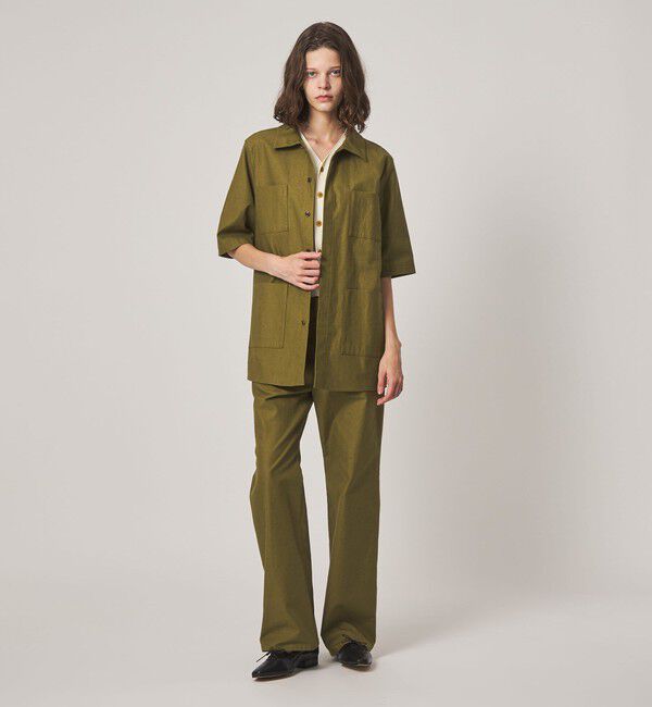 STEVEN ALAN「＜Steven Alan＞コットン サファリ シャツ」|シャツ・ブラウス|