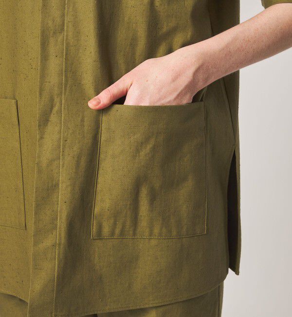 STEVEN ALAN「＜Steven Alan＞コットン サファリ シャツ」|シャツ・ブラウス|