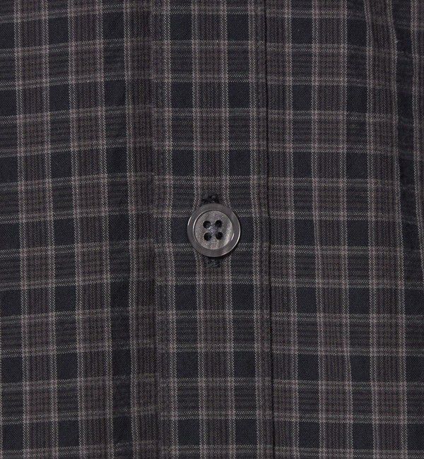 STEVEN ALAN「＜Steven Alan＞ オーガニックコットン ミニチェック リバースシーム シャツ LOOSE」|シャツ・ブラウス|