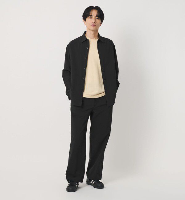 BEAUTY&YOUTH UNITED ARROWS「360&deg;MASTER 1プリーツ ストレート イージーパンツ NO.8 セットアップ対応 撥水 ストレッチ ウォッシャブル」|チノ|