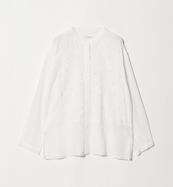 BEAUTY&YOUTH UNITED ARROWS「コットンクレープ ビーズ エンブロイダリー シャツ」|シャツ・ブラウス|