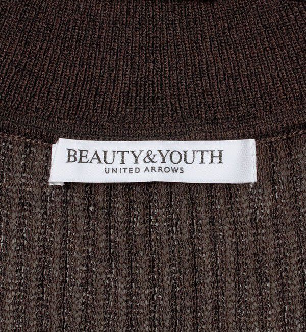 BEAUTY&YOUTH UNITED ARROWS「コットンポリエステル スキッパー カーディガン ウォッシャブル」|カーディガン|