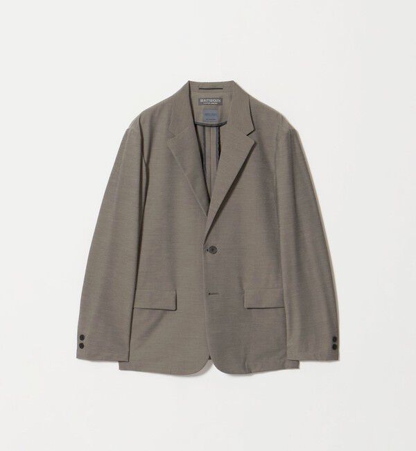BEAUTY&YOUTH UNITED ARROWS「MIXED-WOOL 2B コンフォート ジャケット タテヨコストレッチ ウォッシャブル セットアップ対応」|テーラードジャケット|MOCA
