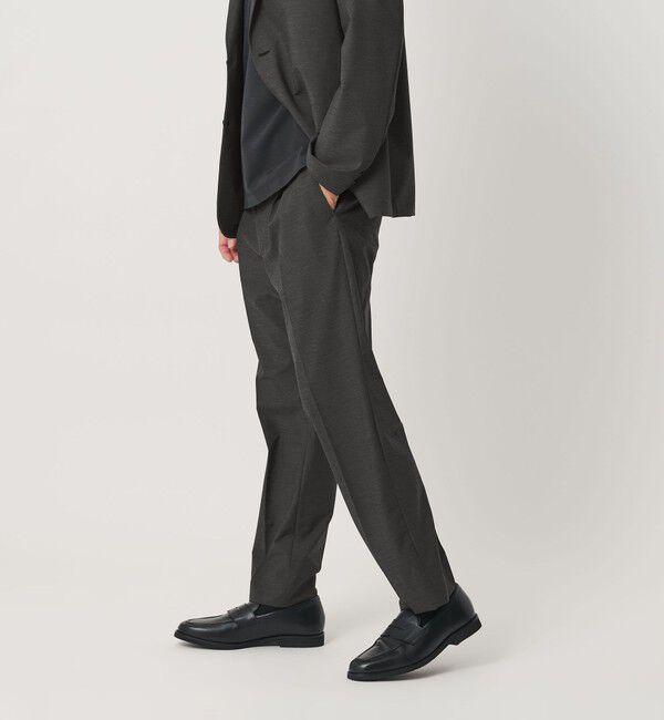BEAUTY&YOUTH UNITED ARROWS「MIXED-WOOL イージー スラックス NO.5 タテヨコストレッチ ウォッシャブル セットアップ対応」|チノ|