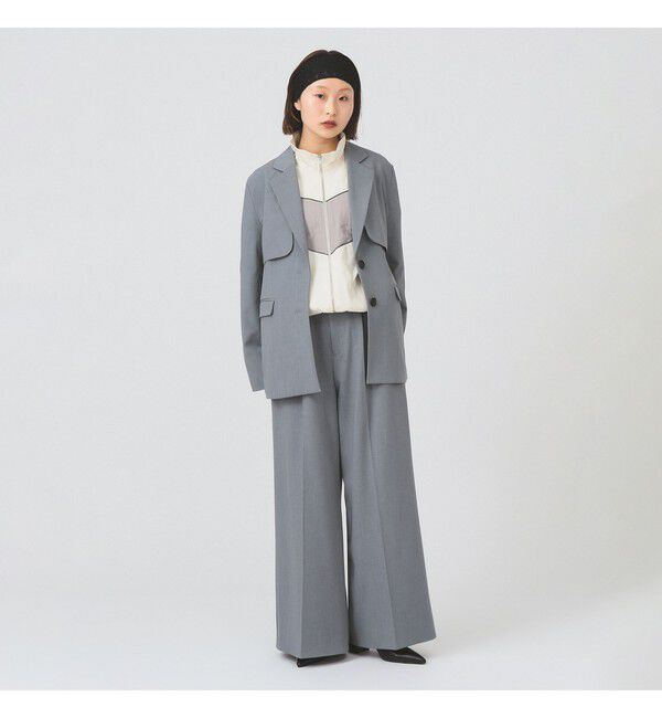 Ray BEAMS 「ヨークレイヤード 2ボタン ジャケット」|ダッフルコート|