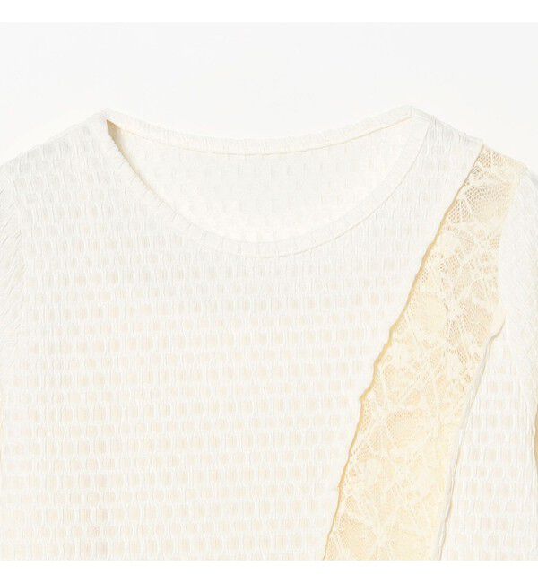 Ray BEAMS 「レース キリカエ ジャカード ワンピース」|ワンピース|