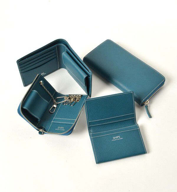 SHIPS「SHIPS:【SAFFIANO LEATHER】 イタリアンレザー 長財布」|財布|