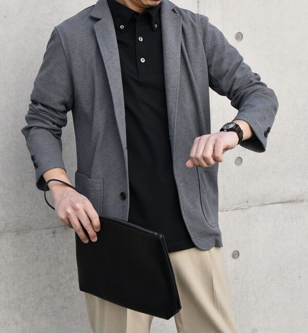 SHIPS any「SHIPS any:〈洗濯機可能〉サマー ニット ジャケット 26SS◇」|テーラードジャケット|