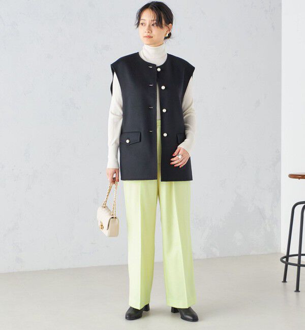SHIPS for women「〈手洗い可能〉ワンタック ストレート パンツ ◇」|その他|