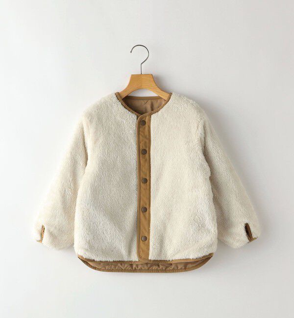 SHIPS KIDS「SHIPS KIDS:80～90cm / 〈手洗い可能〉ボア&times;キルティング リバーシブル ブルゾン」|その他|