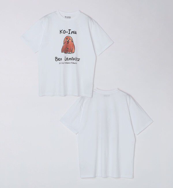 SHIPS「【City Ambient Products別注】Ben Lenovitz: DOG CAT Tシャツ」|Tシャツ・カットソー|