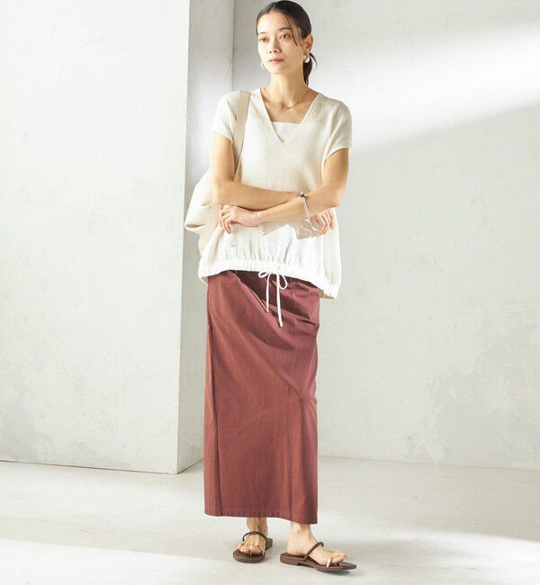SHIPS for women「【一部WEB限定/ SHIPS別注】Champion: タイト スカート」|スカート|