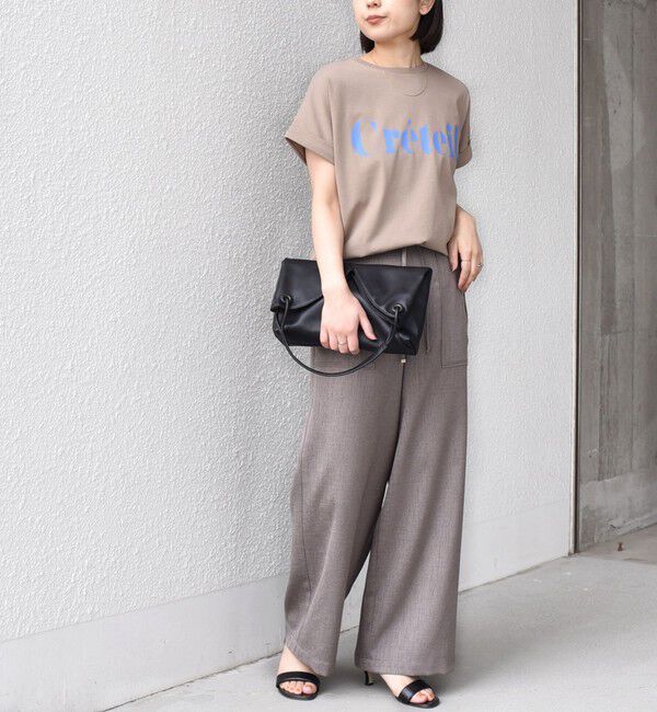 SHIPS Colors 「【一部WEB限定】SHIPS Colors:〈接触冷感・UVカット〉ビッグロゴ ドルマン Tシャツ◇」|Tシャツ・カットソー|