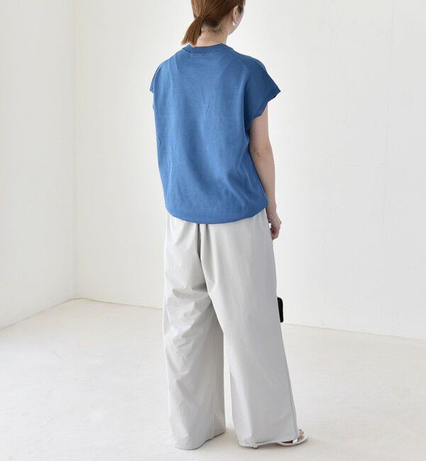 quaranciel「quaranciel:〈接触冷感/UVカット/撥水加工〉ラッシュガード ギャザー ワイド イージー パンツ」|その他|