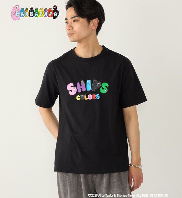 SHIPS Colors 「SHIPS Colors:バーバパパ プリント Tシャツ◇」|Tシャツ・カットソー|ブラック