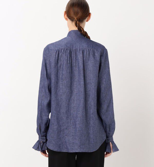 TOMORROWLAND BUYING WEAR「BOURRIENNE BOUDOIR LIN MARINE  リネンブラウス」|シャツ・ブラウス|