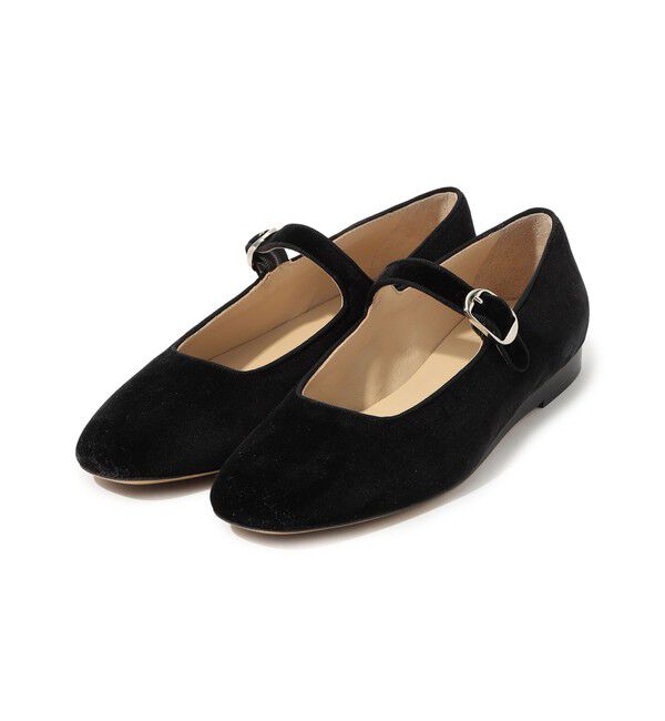 TOMORROWLAND GOODS「LE MONDE BERYL BALLET MARY JANE メリージェーン」|バレエシューズ|19 ブラック