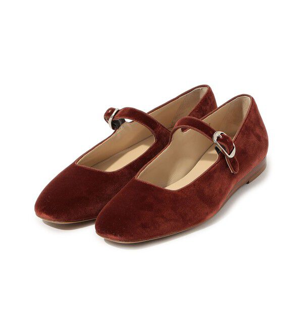 TOMORROWLAND GOODS「LE MONDE BERYL BALLET MARY JANE メリージェーン」|バレエシューズ|35 レッド