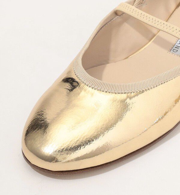 TOMORROWLAND GOODS「【別注】NEBULONI E.  BAND FLAT レザーシューズ」|バレエシューズ|