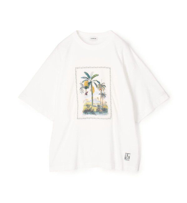 CABaN「スビンコットン TROPICAL HORIZON Tシャツ」|Tシャツ・カットソー|