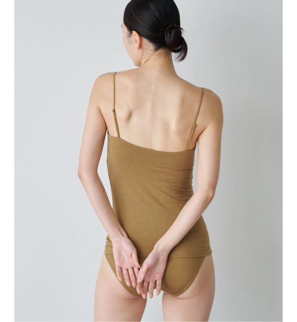 EMILYWEEK「【ACTIVE】Bamboo ストレッチキャミソール（ブラック、ベージュA、オレンジ）」|インナー|