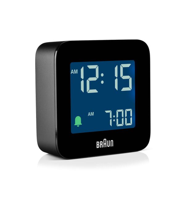 HIROB「BRAUN DIGITAL ALARM CLOCK BLACK BC08B」|クロック・置時計|