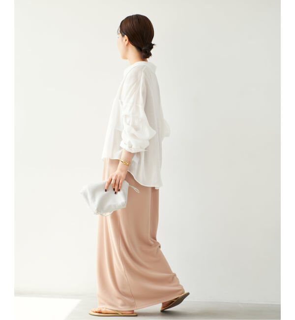 Plage「《追加》RAMIE LYOCELL CROPPED シャツ 2」|シャツ・ブラウス|