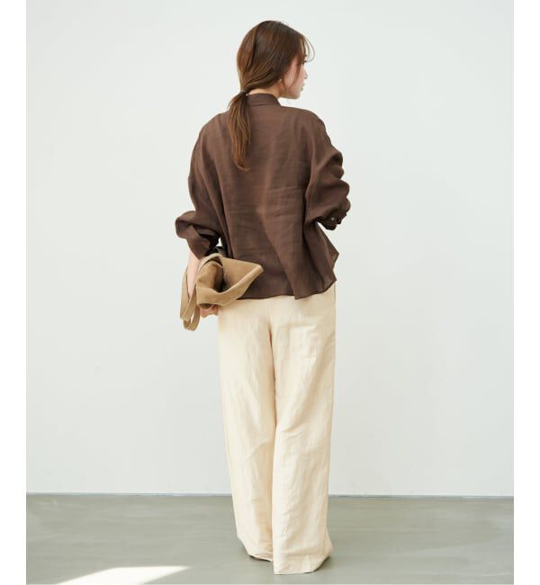 Plage「《追加》RAMIE LYOCELL CROPPED シャツ 2」|シャツ・ブラウス|