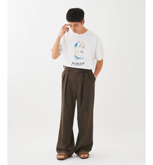 EDIFICE「Pablo Picasso(パブロ・ピカソ) 別注 アート プリント Tシャツ」|Tシャツ・カットソー|