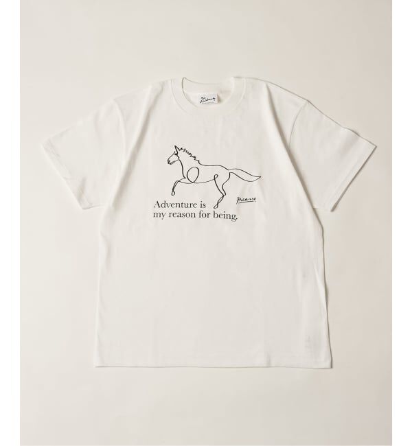 EDIFICE「Pablo Picasso(パブロ・ピカソ) 別注 アート プリント Tシャツ」|Tシャツ・カットソー|