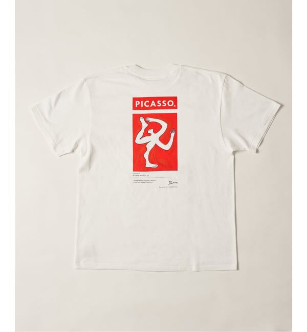 EDIFICE「Pablo Picasso(パブロ・ピカソ) 別注 アート プリント Tシャツ」|Tシャツ・カットソー|