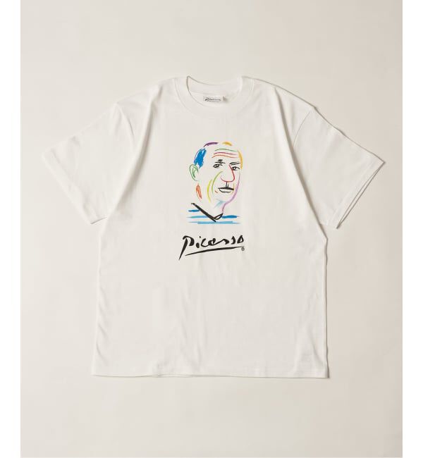 EDIFICE「Pablo Picasso(パブロ・ピカソ) 別注 アート プリント Tシャツ」|Tシャツ・カットソー|