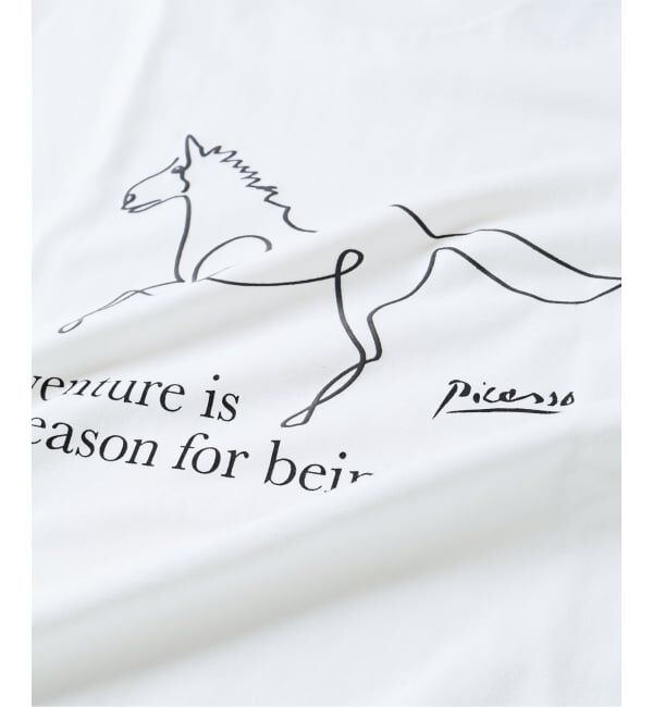 EDIFICE「Pablo Picasso(パブロ・ピカソ) 別注 アート プリント Tシャツ」|Tシャツ・カットソー|