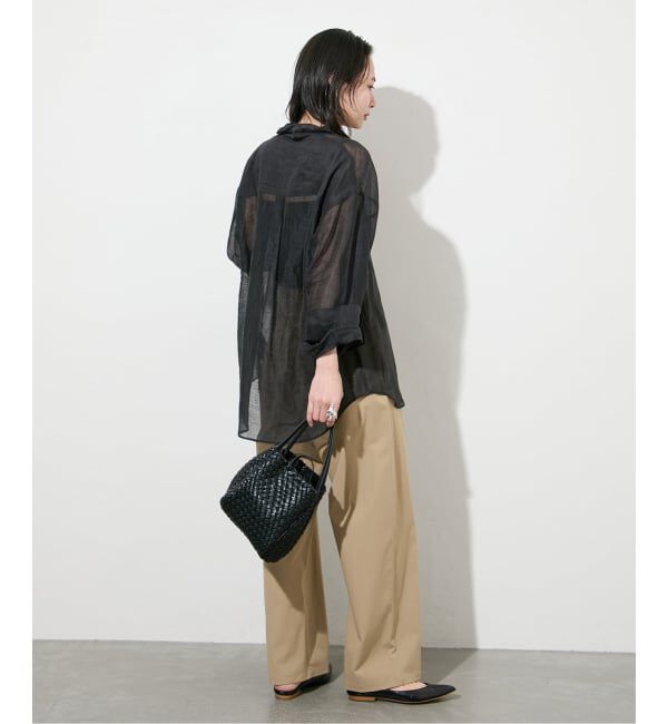 JOURNAL STANDARD「《追加5》【撥水/接触冷感/洗える/UVカット】リネンナイロンストレッチワイドパンツ」|その他|