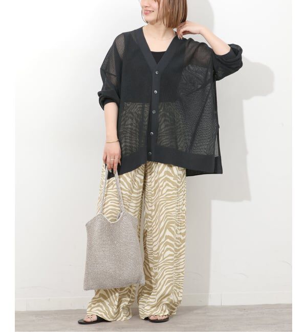 JOURNAL STANDARD relume「リネンミックスメッシュVネックカーディガン」|カーディガン|
