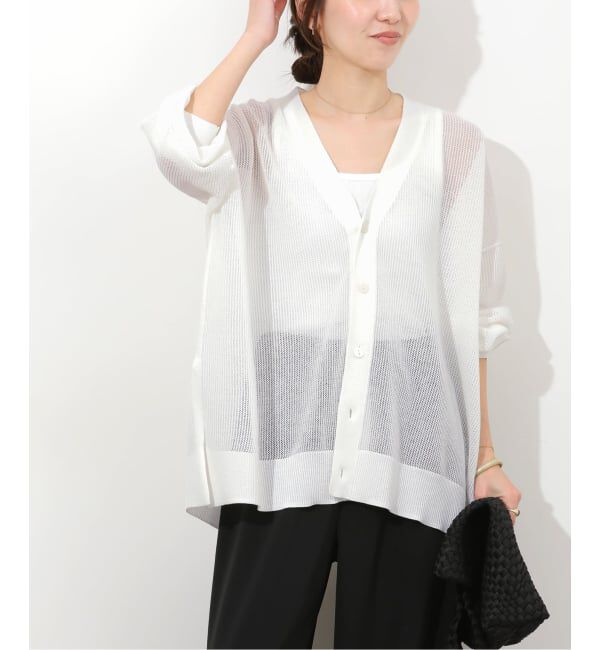 JOURNAL STANDARD relume「リネンミックスメッシュVネックカーディガン」|カーディガン|