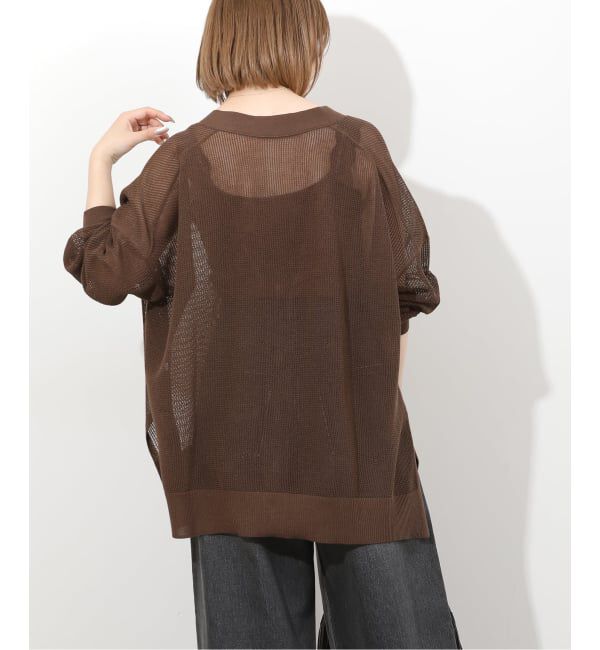 JOURNAL STANDARD relume「リネンミックスメッシュVネックカーディガン」|カーディガン|