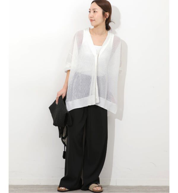 JOURNAL STANDARD relume「リネンミックスメッシュVネックカーディガン」|カーディガン|