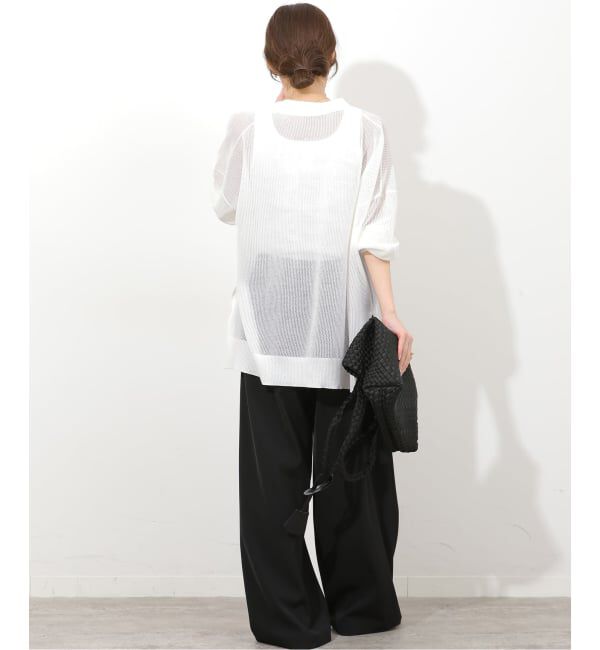 JOURNAL STANDARD relume「リネンミックスメッシュVネックカーディガン」|カーディガン|