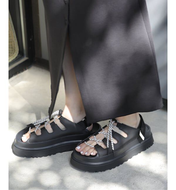 JOURNAL STANDARD relume「【UGG/アグ】W GOLDENGLOW TOGGLE：サンダル」|サンダル|ブラック