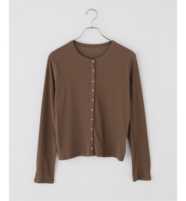 JOURNAL STANDARD relume「シアーツイストコットンクルーネックカーディガン」|カーディガン|