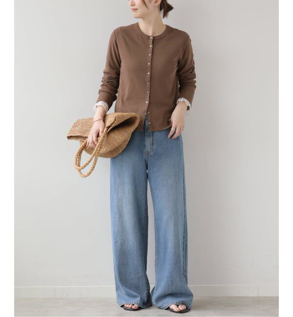 JOURNAL STANDARD relume「シアーツイストコットンクルーネックカーディガン」|カーディガン|