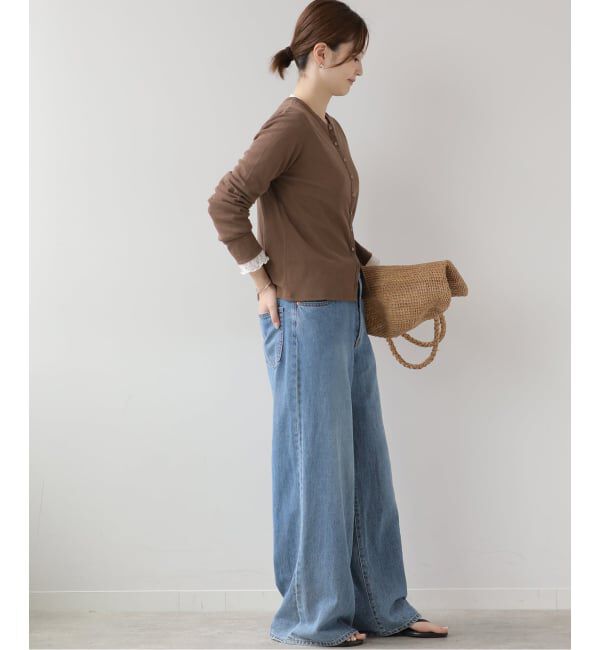 JOURNAL STANDARD relume「シアーツイストコットンクルーネックカーディガン」|カーディガン|